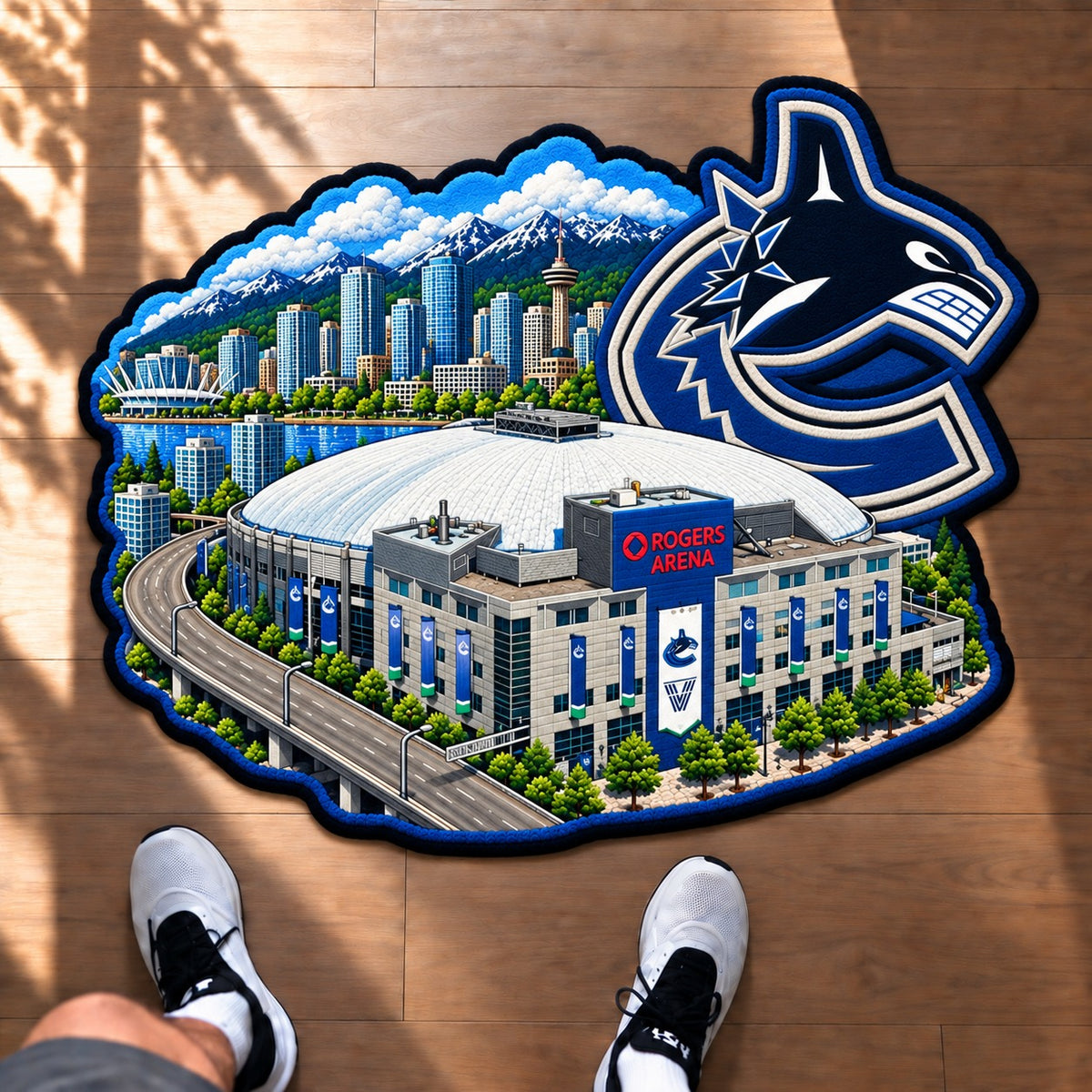Alfombra personalizada de bienvenida premium de equipo de la MLB – Felpudo de béisbol personalizado