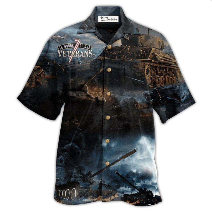 Hawaiian Shirt / Adults / S Veteran The Tanker Are Heroes - Hawaiian Shirt 