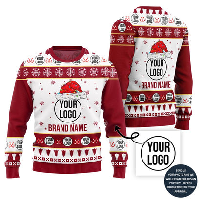Vibrant Custom Logo Ugly Sweater For Teams