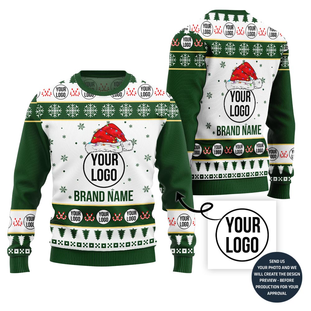 Vibrant Custom Logo Ugly Sweater For Teams