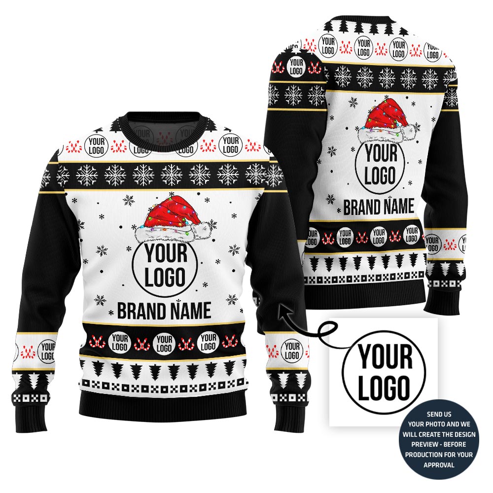 Vibrant Custom Logo Ugly Sweater For Teams