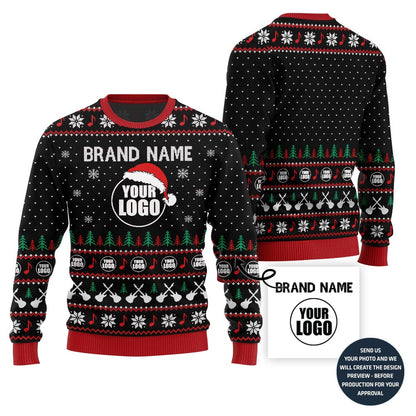 Vibrant Music Band Ugly Christmas Sweater Custom