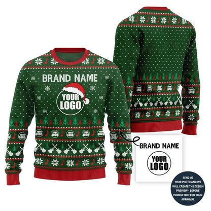 Vibrant Music Band Ugly Christmas Sweater Custom