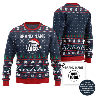 Vibrant Music Band Ugly Christmas Sweater Custom