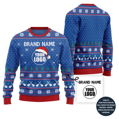 Vibrant Music Band Ugly Christmas Sweater Custom