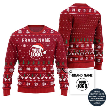 Vibrant Music Band Ugly Christmas Sweater Custom