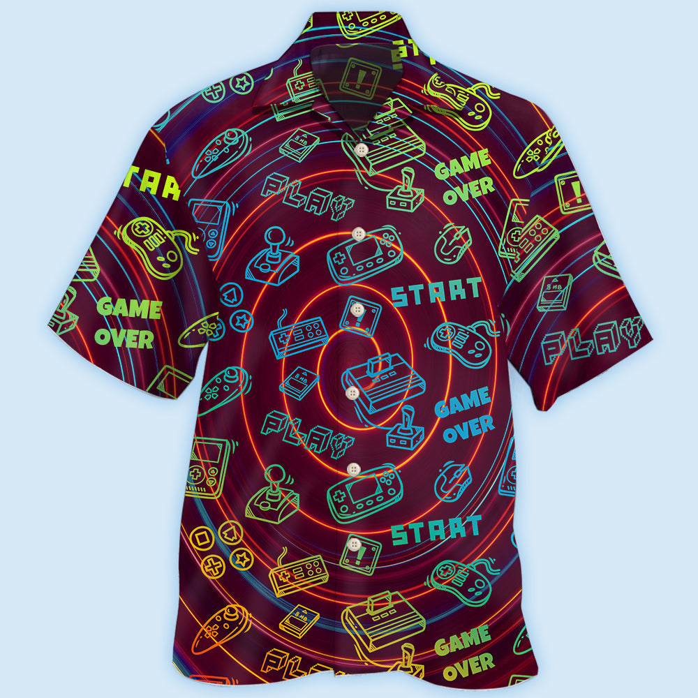 Game Video Start - Hawaiian Shirt 