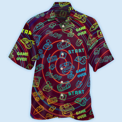 Game Video Start - Hawaiian Shirt 