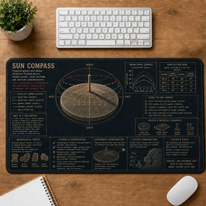 Viking Sun Compass Viking History and Culture Guide Desk Mat | 5To9Vibe