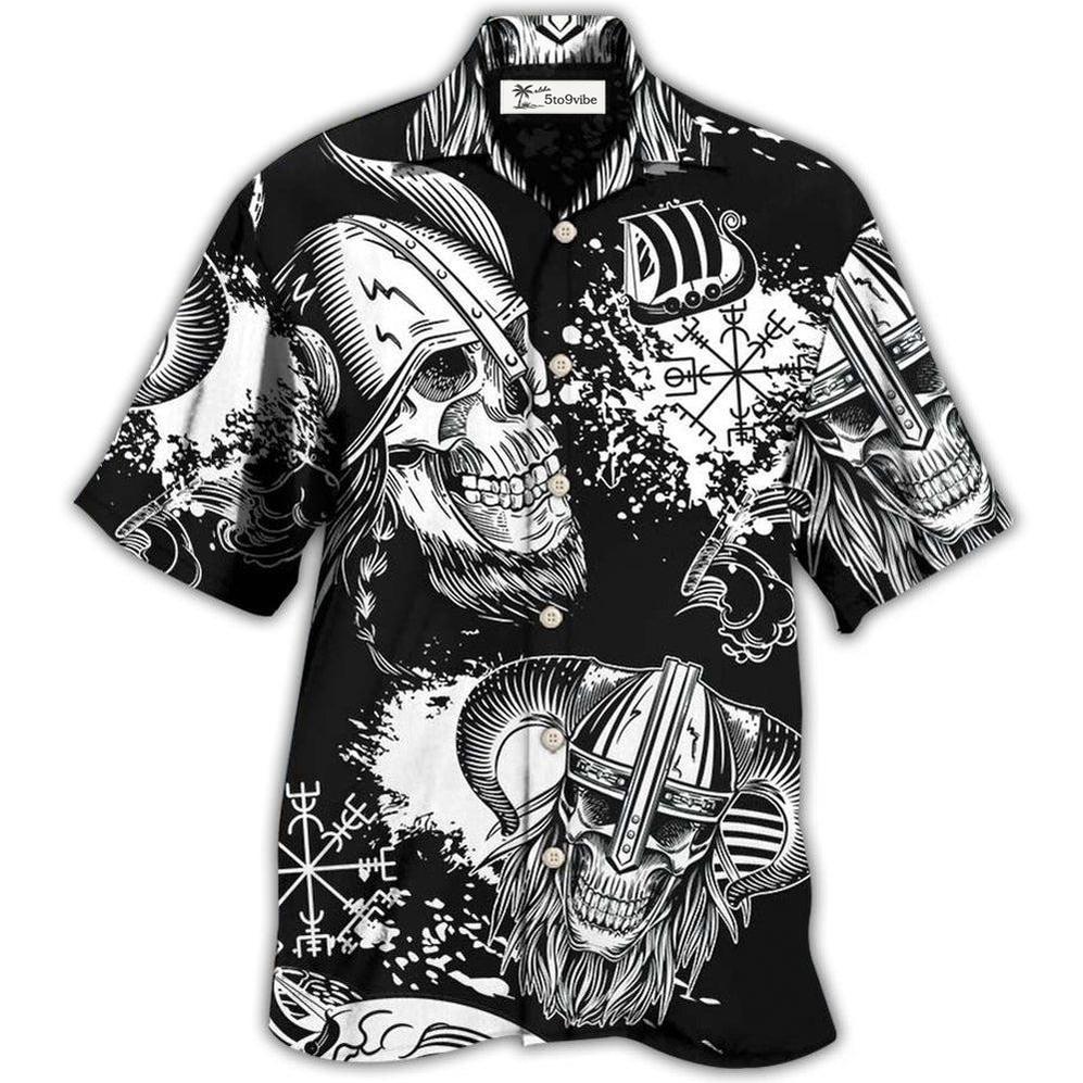 Hawaiian Shirt / Adults / S Viking Victory Life Black Style - Hawaiian Shirt 