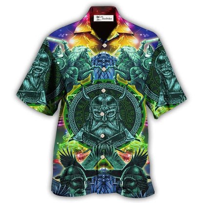 Hawaiian Shirt / Adults / S Viking Green Cool Christmas Style - Hawaiian Shirt 