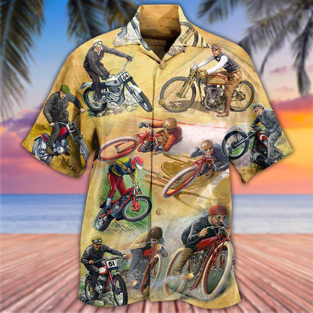 Motorcycle Amazing Vintage Style - Hawaiian Shirt 