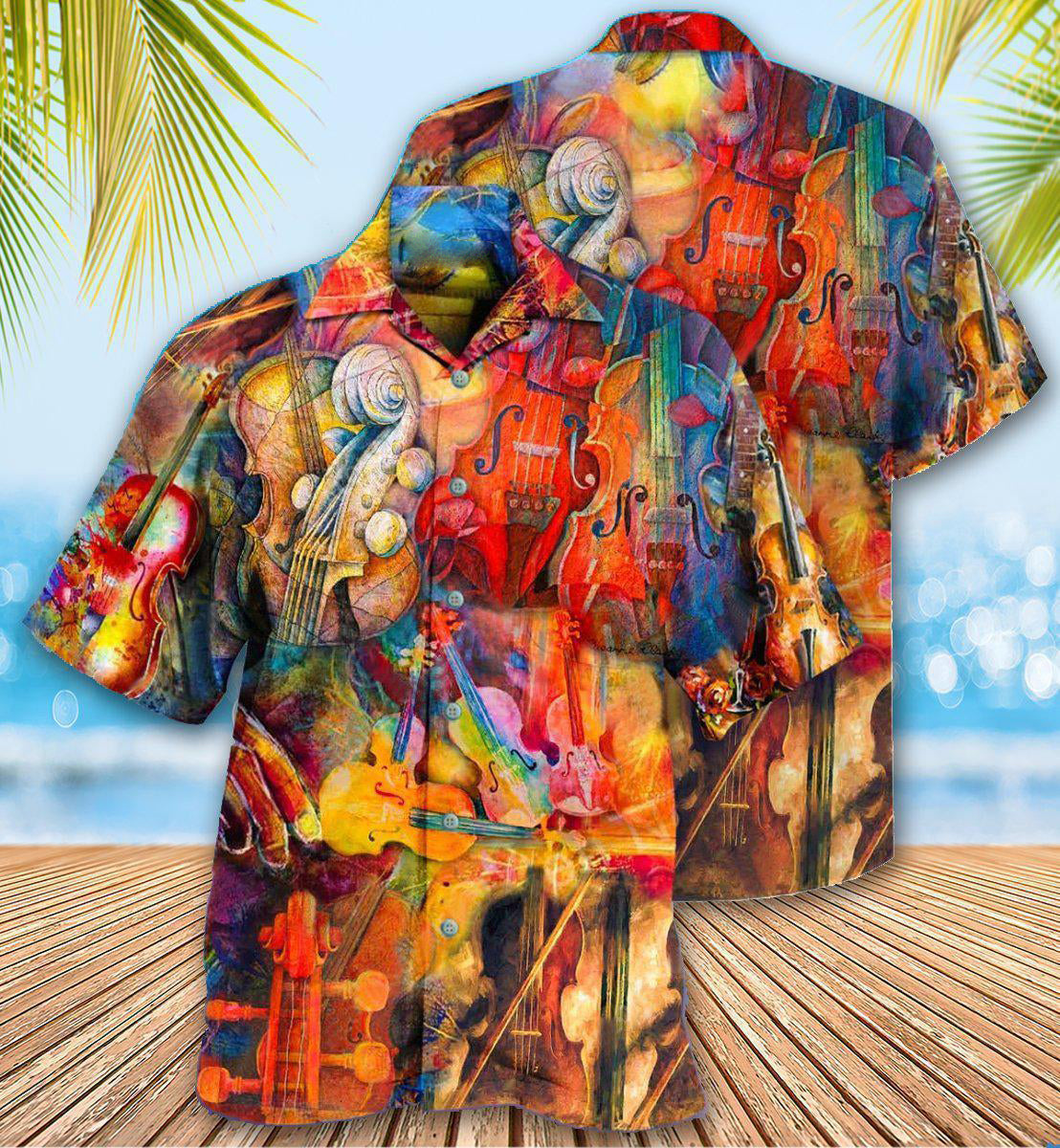 Violin Music Is My Soul Mix Color - Hawaiian Shirt 
