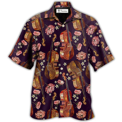 Hawaiian Shirt / Adults / S Violin Music Floral Classic - Hawaiian Shirt 