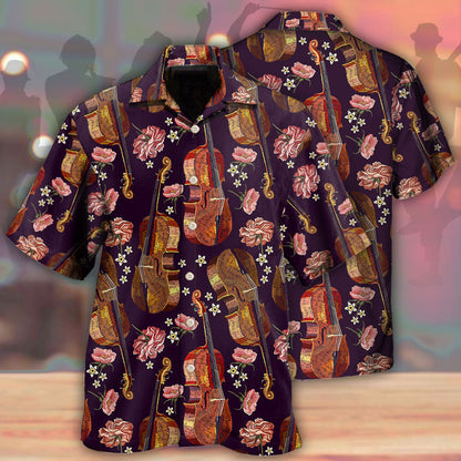 Violin Music Floral Classic - Hawaiian Shirt 