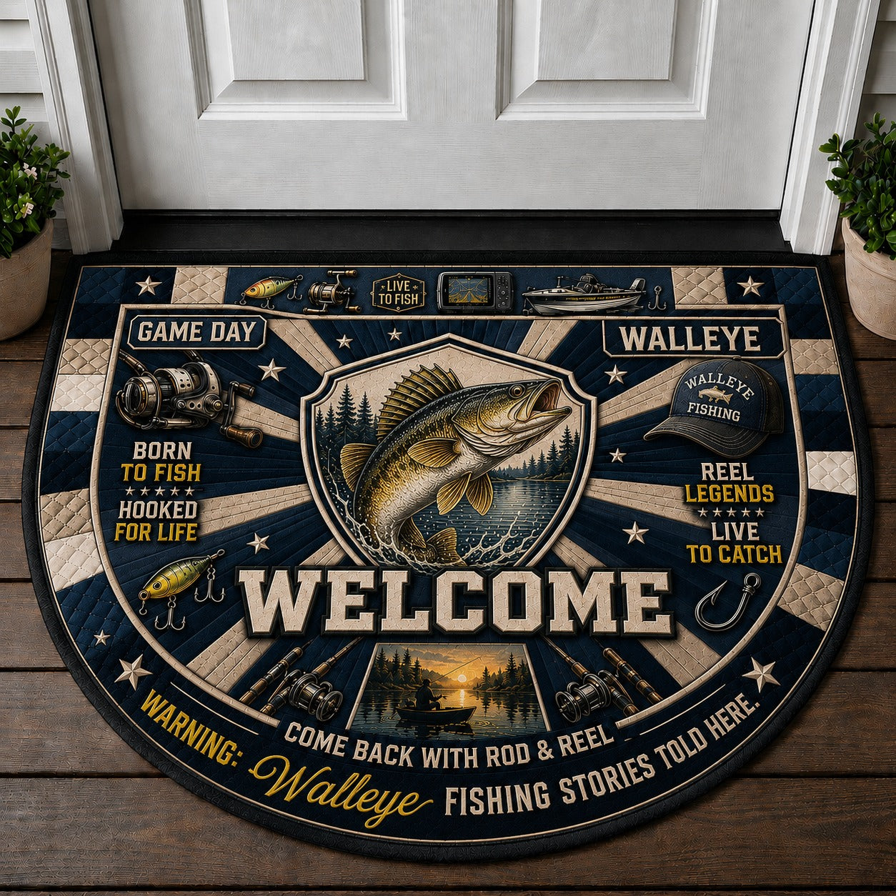 Alfombra personalizada de bienvenida premium de equipo de la MLB – Felpudo de béisbol personalizado