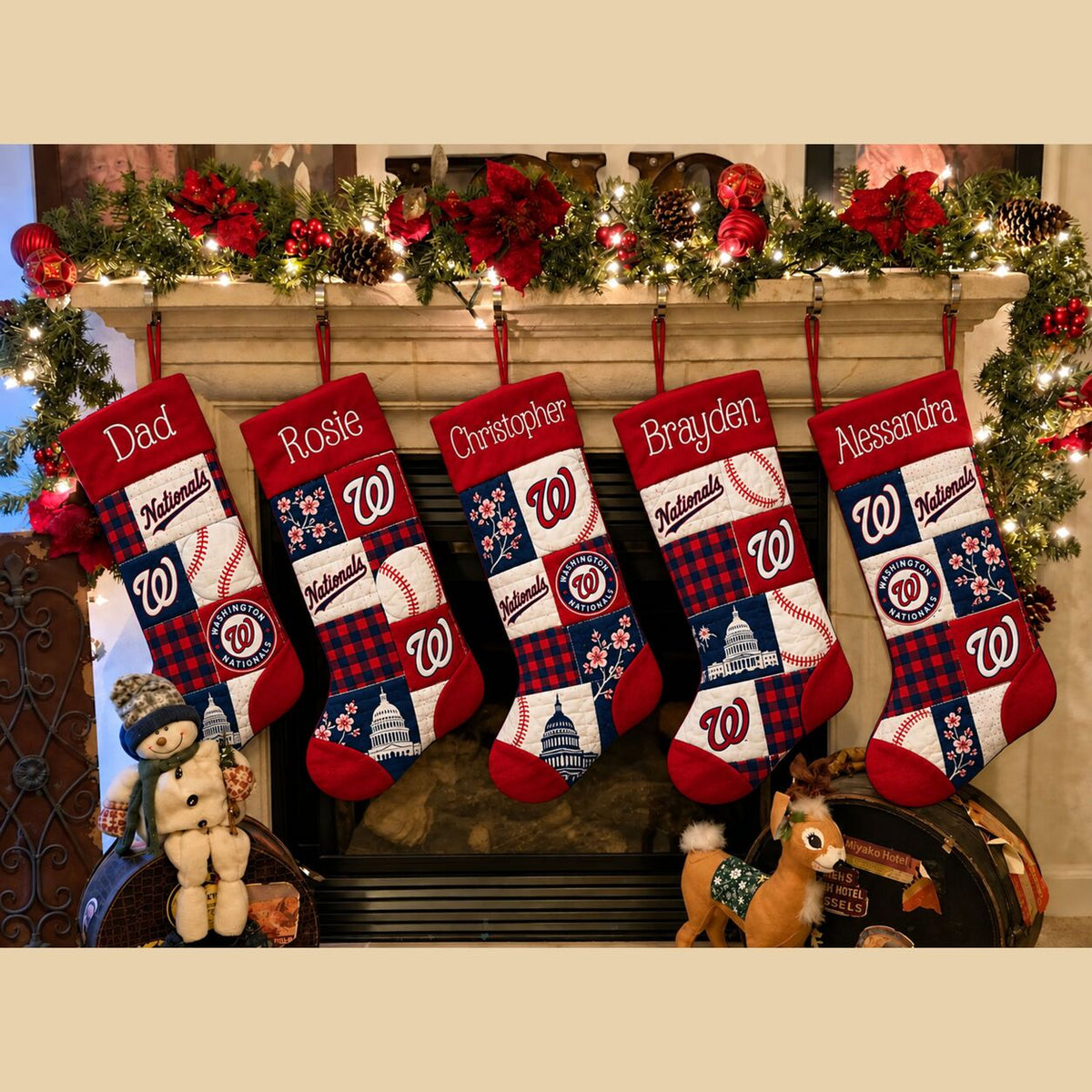 Alfombra personalizada de bienvenida premium de equipo de la MLB – Felpudo de béisbol personalizado