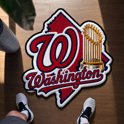 Alfombra personalizada de bienvenida premium de equipo de la MLB – Felpudo de béisbol personalizado