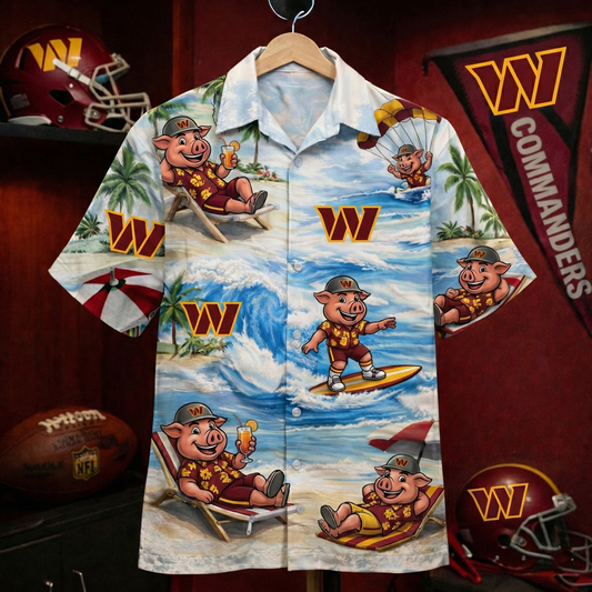WC Football Mascot Beach Viber Unisex Hawaiian Shirt For Men & Women