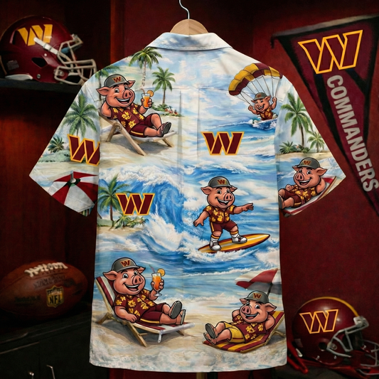 WC Football Mascot Beach Viber Unisex Hawaiian Shirt For Men & Women
