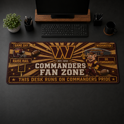 All Football Teams Fans Zone Desk Mat Mouse Pad Plus Size Trending - 5to9vibe