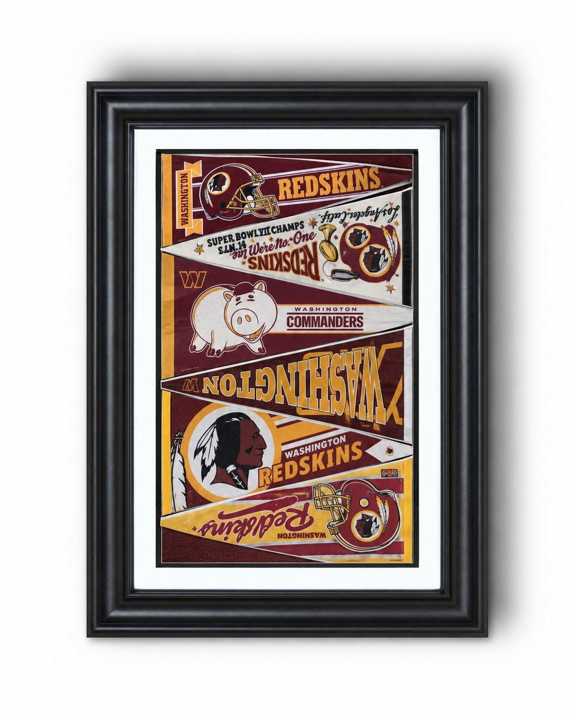 All Football Teams Vintage Anniversary For Fans No Frame Vertical Poster - 5to9vibe