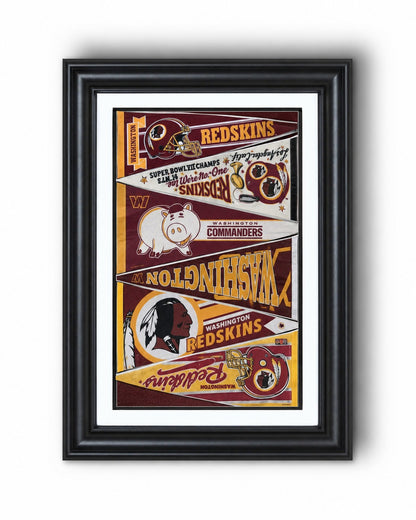 All Football Teams Vintage Anniversary For Fans No Frame Vertical Poster - 5to9vibe