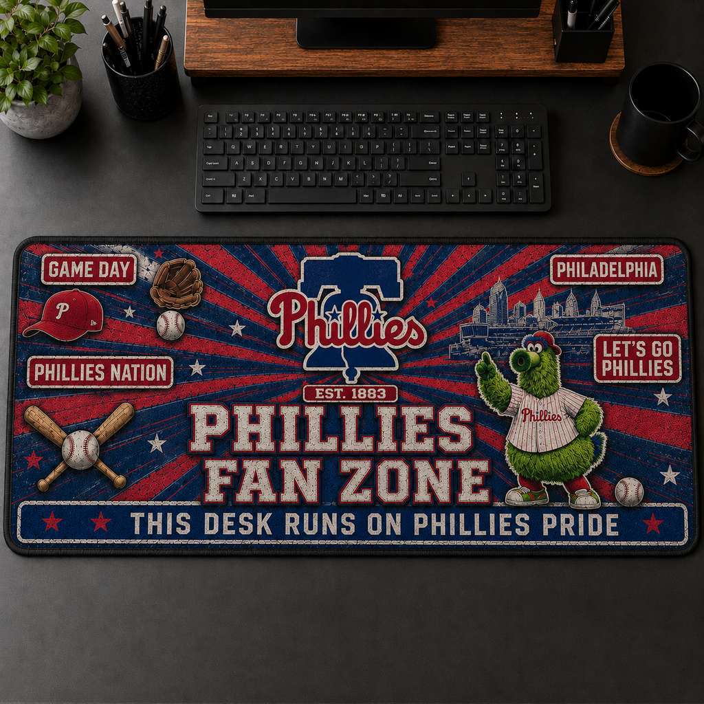 All Baseball Fan Zone Desk Mat For Baseball Fans Gift Mouse Pad Plus Size - 5to9vibe