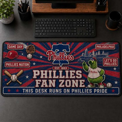All Baseball Fan Zone Desk Mat For Baseball Fans Gift Mouse Pad Plus Size - 5to9vibe