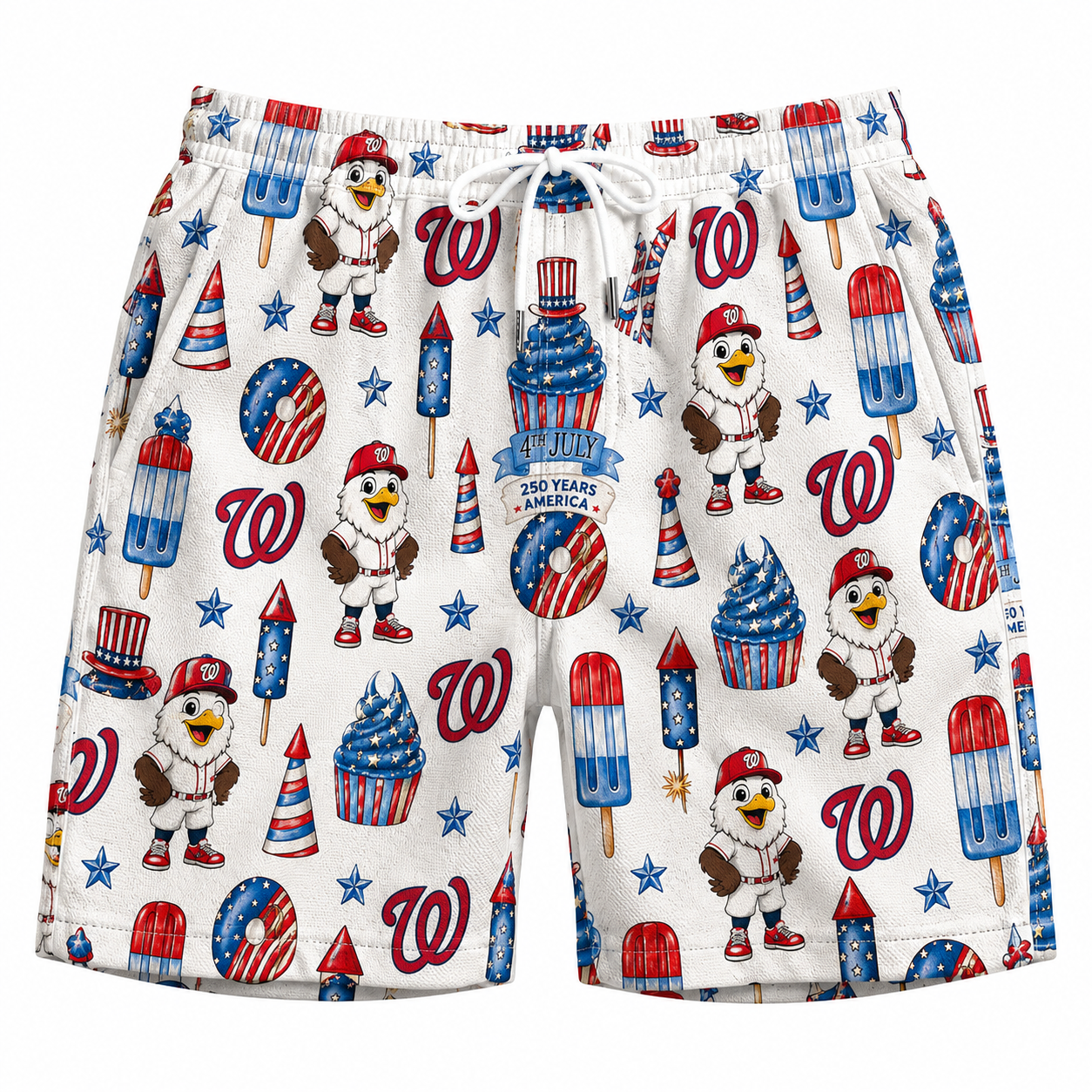 WN Baseball Team 4th July 250 Years Anniversary America Premium Unisex Hawaiian Shirt For Men and Women