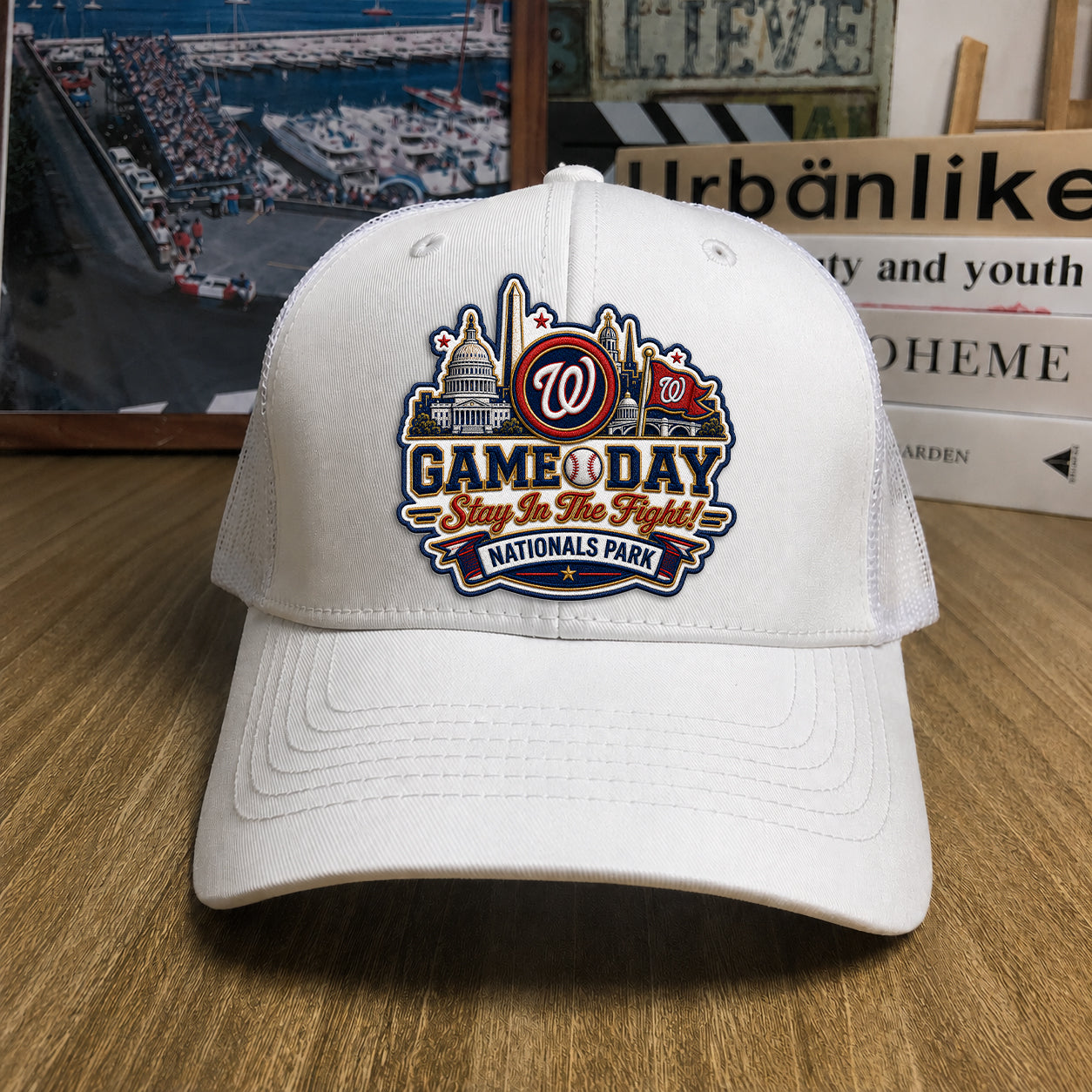 Baseball Trucker Cap All Teams Embroidered Logo Premium Trucker Cap
