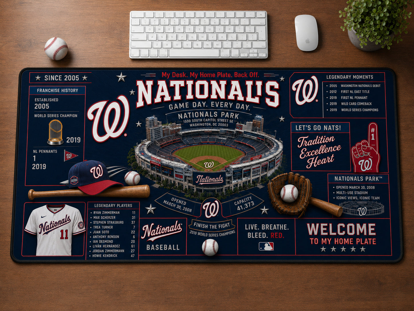 All Baseball Franchise History Stadiums Masterplan Desk Mat Mouse Pad Plus Size - 5to9vibe