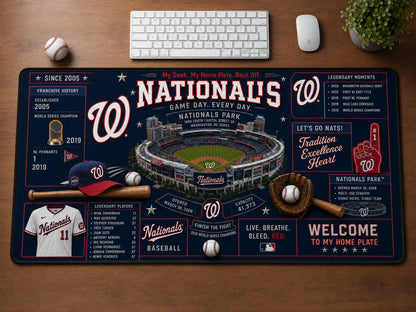 All Baseball Franchise History Stadiums Masterplan Desk Mat Mouse Pad Plus Size - 5to9vibe