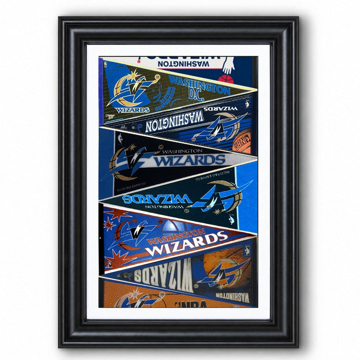 All Basketball Teams Vintage Pennant Anniversary For Fans No Frame Vertical Poster - 5to9vibe