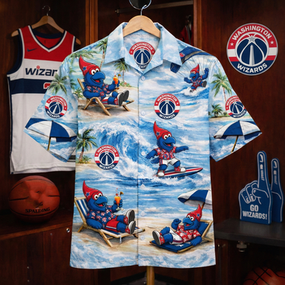 WW Basketball Mascot Beach Viber Unisex Hawaiian Shirt For Men & Women
