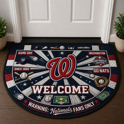 Alfombra personalizada de bienvenida premium de equipo de la MLB – Felpudo de béisbol personalizado