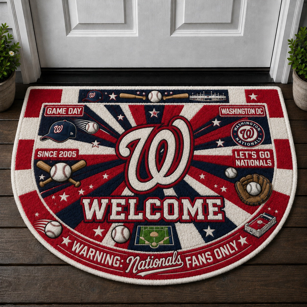 Football All Teams Custom Premium Welcome Mat – Personalized Doormat
