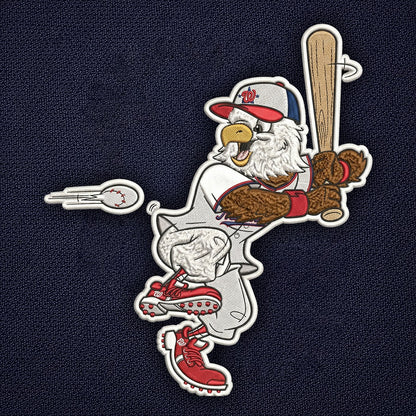 Mascots Baseball Team Embroidered Logo Premium Quarter Zip Sweatshirt, Inspired Quarter Zip Sweater, Unisex Baseball Sweatshirt