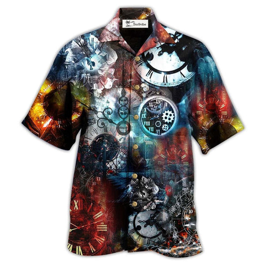 Hawaiian Shirt / Adults / S Watch Machine Love Time Cool - Hawaiian Shirt 