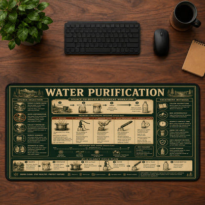Water Purification Desk Mat Mouse Pad | 5To9Vibe