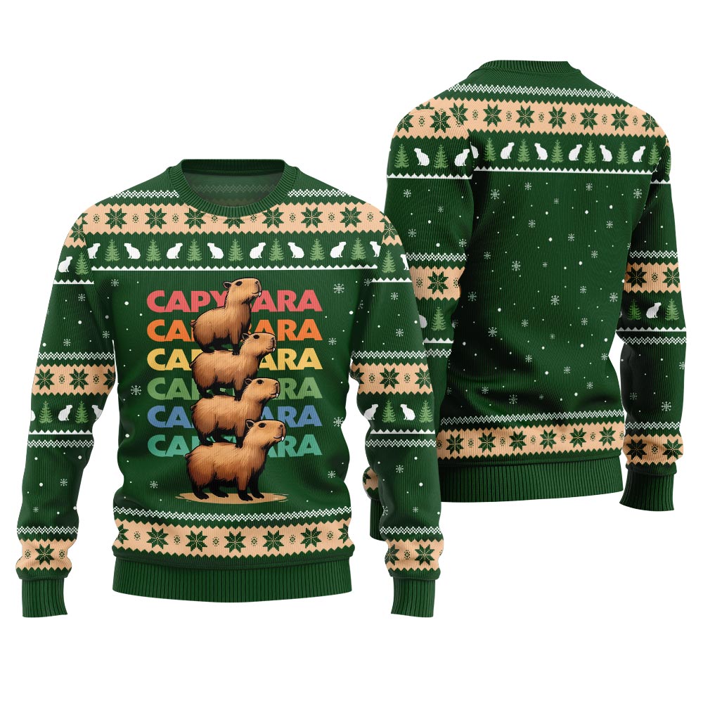 We Bare Capybara Ugly Sweater