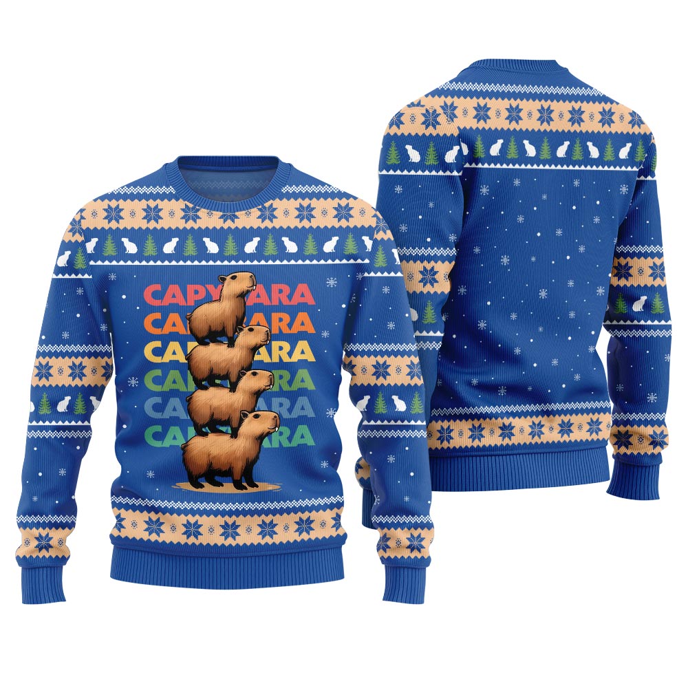 We Bare Capybara Ugly Sweater