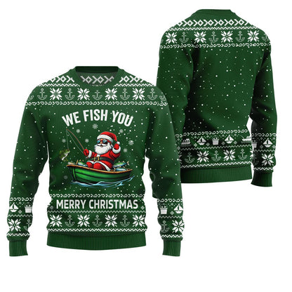 We Fish You Merry Christmas Ugly Sweater