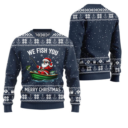 We Fish You Merry Christmas Ugly Sweater