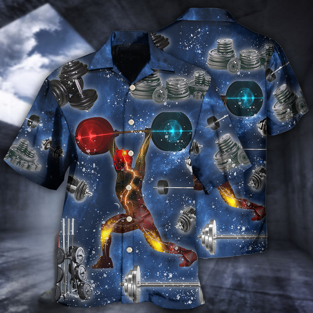 Weightlifting Power Galaxy - Hawaiian Shirt 