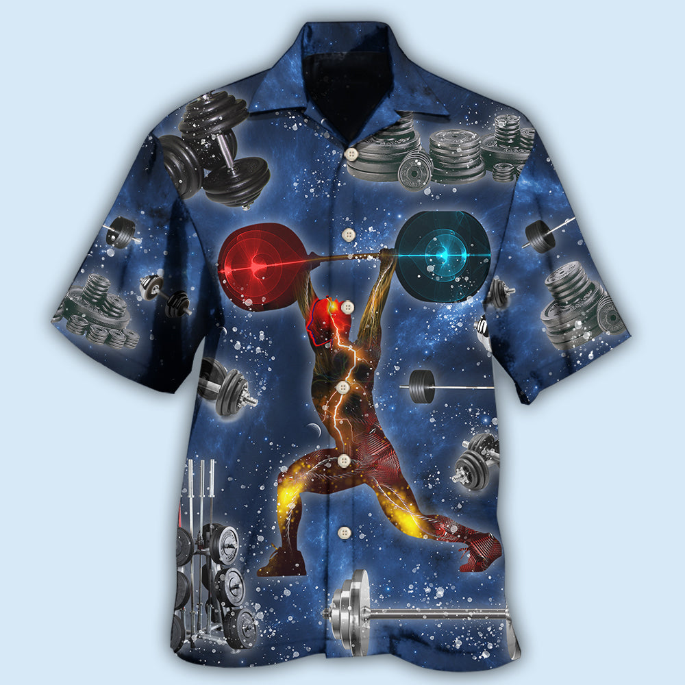Weightlifting Power Galaxy - Hawaiian Shirt 