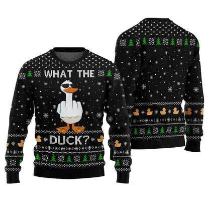 What The Duck Ugly Christmas Sweater