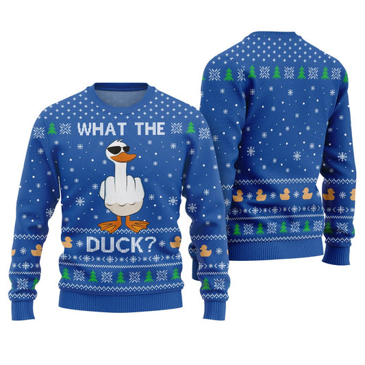 What The Duck Ugly Christmas Sweater