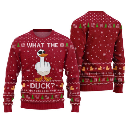 What The Duck Ugly Christmas Sweater