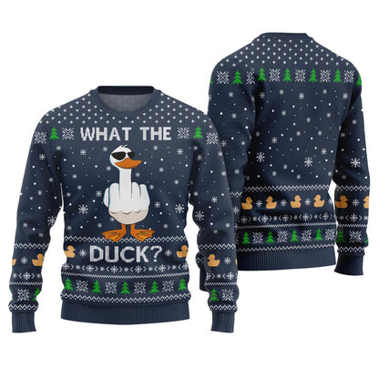 What The Duck Ugly Christmas Sweater